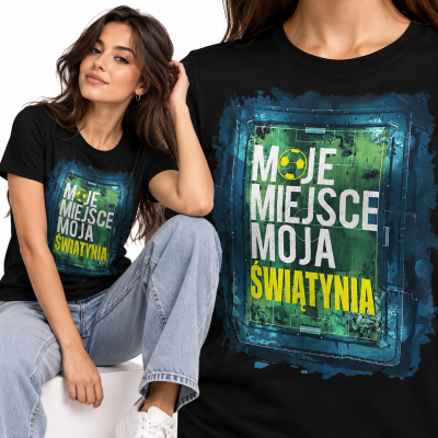 KOSZULKA DAMSKA ŚMIESZNA MOJE MIEJSCE